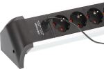 Brennenstuhl 1391040420 Verlängerungskabel 1,8 m 4 AC-Ausgänge Drinnen Schwarz, Silber