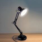 RealPower 463604 Tischleuchte E27 40 W LED Schwarz
