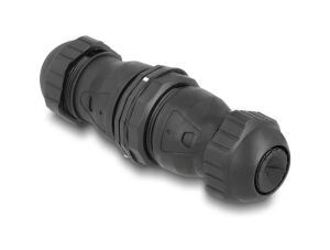 DeLOCK Kabelverbinder LSA zu LSA Cat.6A IP68 staub- und wasserdicht schwarz