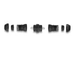 DeLOCK Kabelverbinder LSA zu LSA Cat.6A IP68 staub- und wasserdicht schwarz