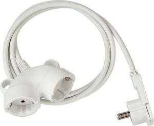 Brennenstuhl 1161820223 Verlängerungskabel 3 m 2 AC-Ausgänge Weiß