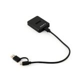 Gembird DD-U3M2 Speicherlaufwerk-Docking-Station USB 3.2 Gen 1 (3.1 Gen 1) Type-C Schwarz