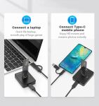Gembird DD-U3M2 Speicherlaufwerk-Docking-Station USB 3.2 Gen 1 (3.1 Gen 1) Type-C Schwarz