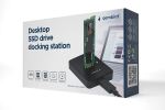 Gembird DD-U3M2 Speicherlaufwerk-Docking-Station USB 3.2 Gen 1 (3.1 Gen 1) Type-C Schwarz