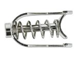 DeLOCK Schirmklemme für Sammelschiene - Kabeldurchmesser 10 - 17 mm