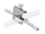 DeLOCK Schirmklemme für Sammelschiene - Kabeldurchmesser 10 - 17 mm