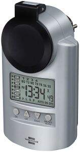Brennenstuhl Primera-Line Weekly Timer DT IP 44 Silber