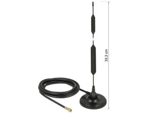 DeLOCK 12418 Netzwerk-Antenne Omnidirektionale Antenne SMA 5 dBi