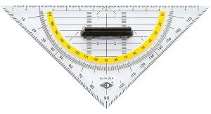 Wedo 52 6 45° Dreieck Kunststoff Transparent 10 Stück(e)