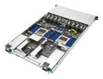 ASUS RS700A-E13-RS12U LGA 6096P Rack (1U) Schwarz, Silber