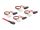 DELOCK SAS Kabel Mini SAS 36Pin -> 4x SAS 29Pin + 4Pin Mo