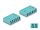 DELOCK LWL Kupplung HD LC Hexaplex Bu zu LC Hexaplex Bu aqua
