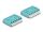 DELOCK LWL Kupplung HD LC Hexaplex Bu zu LC Hexaplex Bu aqua