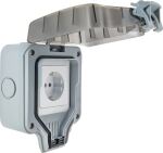 Schwaiger SOAD0100 Steckdose Grau