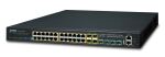 PLANET L3 24-Port GE 802.3at PoE 4-Port 10G SFP Managed