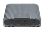 Digitus USB M.2 NVMe Klonstation, SSD, NVMe, 20Gbits, USB 3.2 Gen2, Aluminium, werkzeugfrei