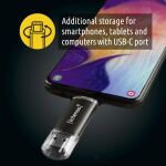 Intenso Twist Line USB-Stick 128 GB USB Type-A / USB Type-C 3.2 Gen 1 (3.1 Gen 1) Anthrazit