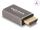 DELOCK HDMI Adapter Stecker zu Buchse 8K 60 Hz grau Metall