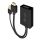 ALOGIC HDDPU-ACTV Videokabel-Adapter DisplayPort HDMI + USB Schwarz