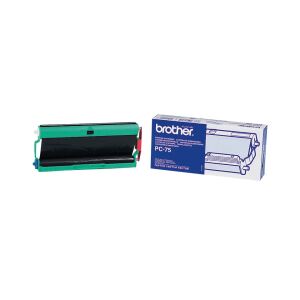 Brother PC-75 Fax-Zubehör Faxkassette + Farbband 144 Seiten Schwarz 1 Stück(e)