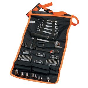 Black&Decker Mechaniker-Set 77-tlg. in Rolltasche A7063