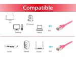 Equip Cat.6 S/FTP Patchkabel, 1.0m, Pink