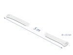DELOCK Geflechtschlauch dehnbar 5 m x 25 mm weiß