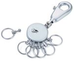 TROIKA Patent Schlüsselanhänger Silber