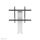 Neomounts PLASMA-W2250SILVER TV-Bodenständer 42-100" - Wand - motorisiert