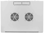 Intellinet 19" Wandverteiler, 9 HE, 500 (H) x 600 (B) x 450 (T) mm, vollständig montiert, grau
