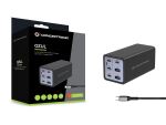 Conceptronic 6-Port 200W GaN USB-PD 3.1-Ladegerät mit USB-C-Ladekabel, USB-C x 4, USB-A x 2, QC 3.0, PD 3.1