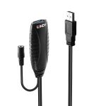 Lindy 43156 USB Kabel USB 3.2 Gen 1 (3.1 Gen 1) 10 m USB A 5 Gbit/s Schwarz
