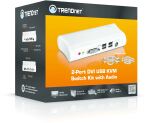 Trendnet TK-204UK Tastatur/Video/Maus (KVM)-Switch