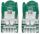 Intellinet Premium Netzwerkkabel, Cat6a, S/FTP, 100% Kupfer, Cat6a-zertifiziert, LS0H, RJ45-Stecker/RJ45-Stecker, 1,0 m, grün
