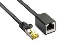 Alcasa 8070VR-005S Netzwerkkabel Schwarz 0,5 m Cat7 S/FTP (S-STP)