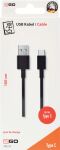 2GO 795731 USB Kabel USB 3.2 Gen 1 (3.1 Gen 1) 1 m USB B USB C Schwarz