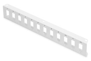 DIGITUS Adapterplatte für LWL Unibox zur Wandmontage, Medium