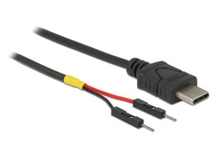DELOCK Stromkabel USB Typ-C auf 2x Pfostenstecker 20cm