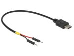 DELOCK Stromkabel USB Typ-C auf 2x Pfostenstecker 20cm