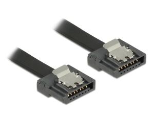 DeLOCK 83838 SATA-Kabel 0,1 m SATA 7-pin Schwarz