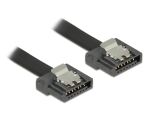 DeLOCK 83838 SATA-Kabel 0,1 m SATA 7-pin Schwarz