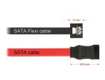 DeLOCK 83838 SATA-Kabel 0,1 m SATA 7-pin Schwarz