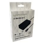 LC-Power LC-NB-PRO-65-C Netzteil & Spannungsumwandler Drinnen 65 W Schwarz