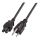 EFB Elektronik EK497.1,8 Stromkabel Schwarz 1,8 m Netzstecker Typ B C5-Koppler