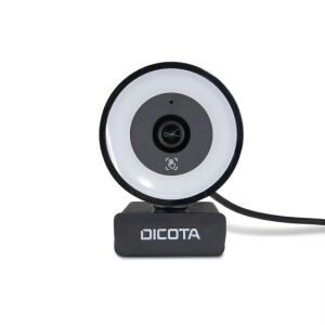DICOTA D32066 Webcam 5 MP 2592 x 1944 Pixel USB 2.0 Schwarz