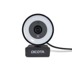 DICOTA D32066 Webcam 5 MP 2592 x 1944 Pixel USB 2.0 Schwarz