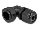 DELOCK Kabelverschraubung 90 gewinkelt PG13,5 schwarz