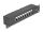 DELOCK 10" Kupplungs-Patchpanel 8 Port Cat.6