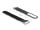 DeLOCK Klettkabelbinder mit Schlaufe und Beschriftungsfeld L 127 x B 20 mm schwarz 5 Stück