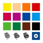 Staedtler 146 10C Schwarz, Blau, Bordeaux, Braun, Grün, Hellblau, Hellgrün, Malve, Orange, Pfirsich, Rot, Gelb 15 Stück(e)